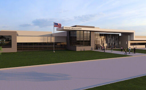 Edmond Middle School — Installation · Aggregate piers in Edmond, Oklahoma