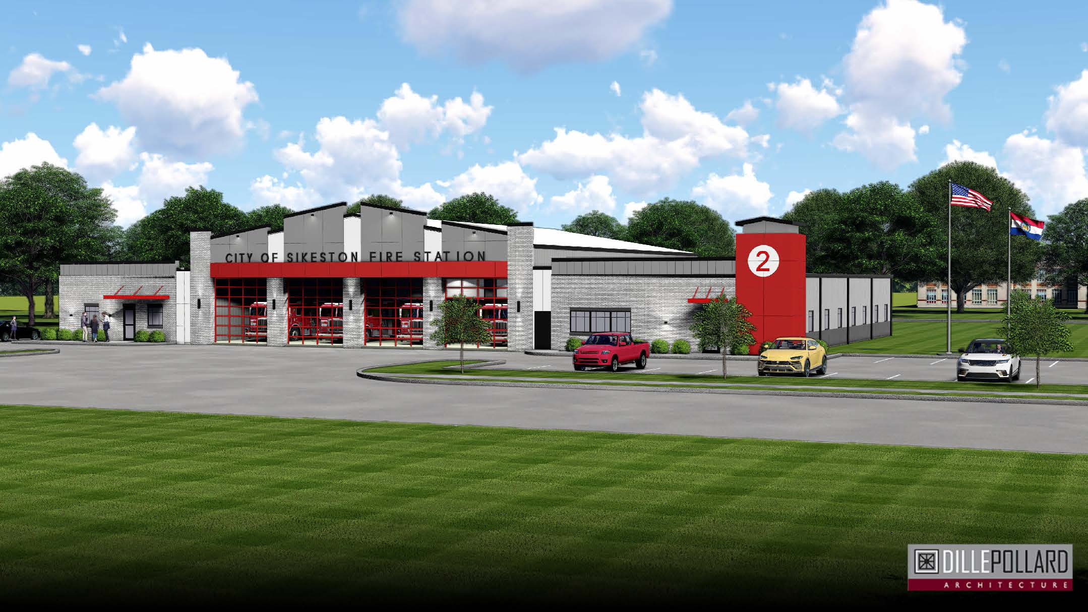 Sikeston Fire Station — Design + installation · Aggregate piers in Sikeston, Missouri