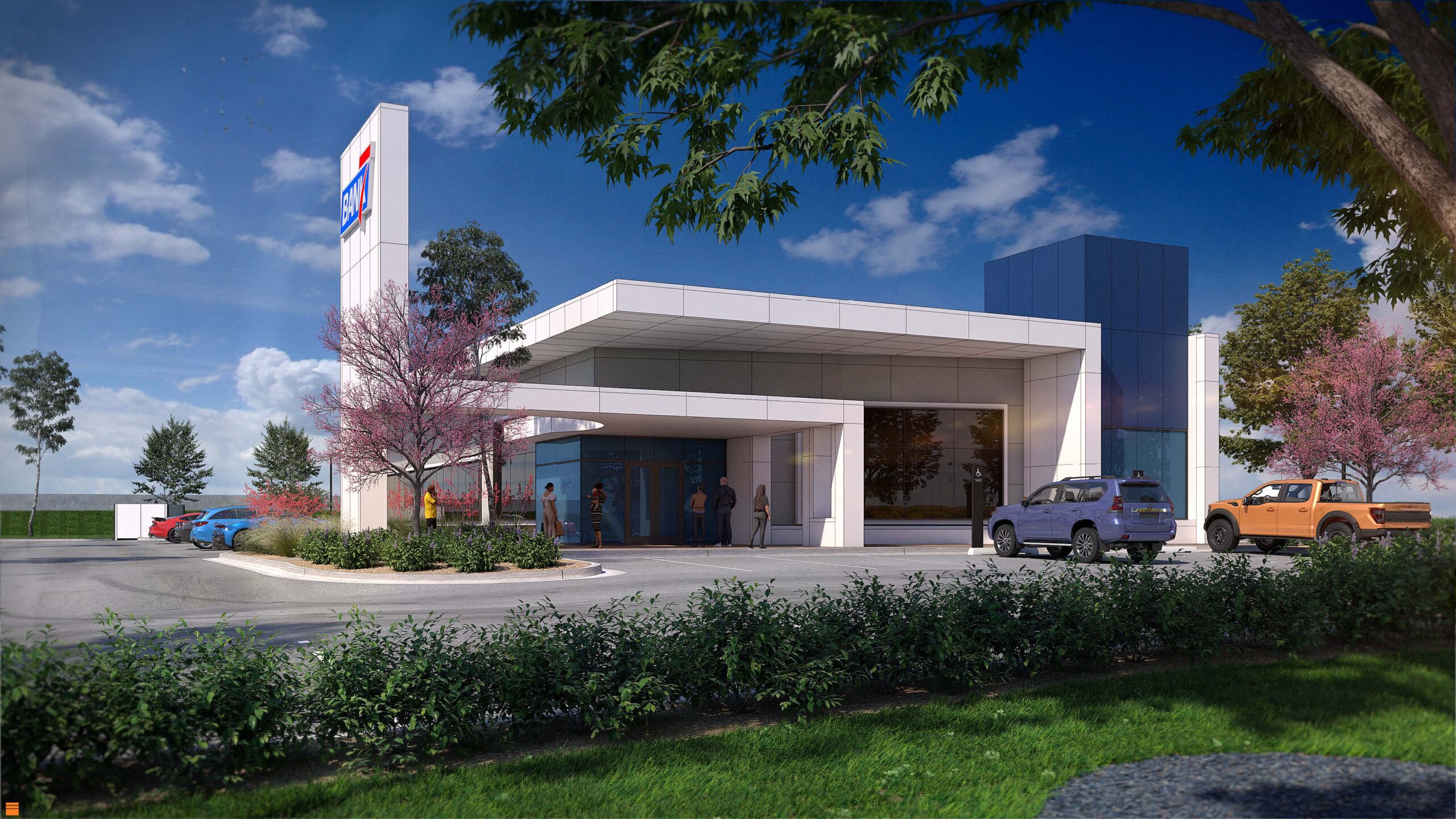 Tulsa Branch — 7,900 SF bank · Aggregate piers in Tulsa, Oklahoma