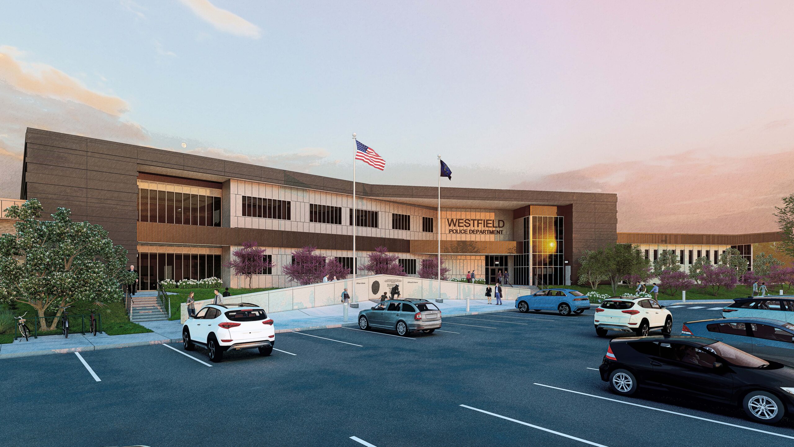 Westfield Police Department — Design + installation · Aggregate piers in Westfield, Indiana